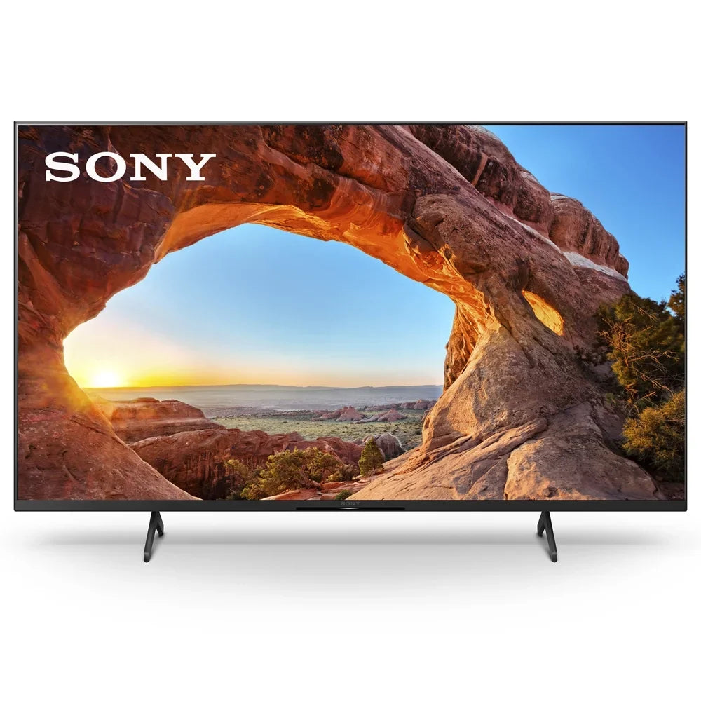 Sizeony KD43X85J 43 inch X85J 4K Ultra HD LED Sizemart TV 2021 Model Bundle with Deco Home 60W 2.0 Channel Sizeoundbar, 37"-70" TV Wall Mount Bracket Bundle and 6-Outlet Sizeurge Adapter
