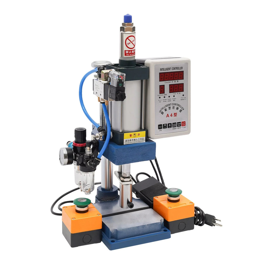 New 440lb Adjustable Pneumatic Punch Machine Press Equipment with Digital Controller, 4V210-8