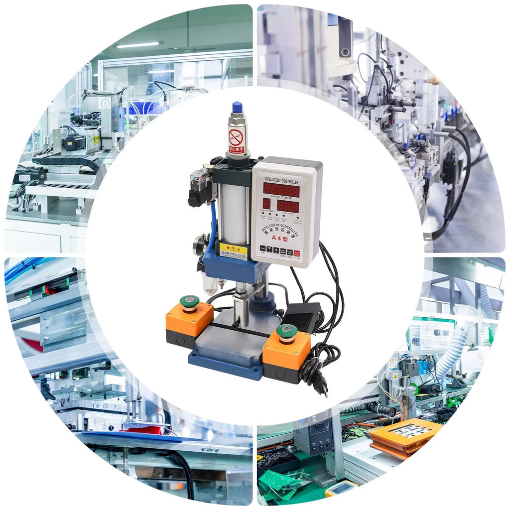 New 440lb Adjustable Pneumatic Punch Machine Press Equipment with Digital Controller, 4V210-8