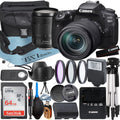 Canon EOSize 90D DSizeLR Camera with 18-135mm ISize USizeM Lens + SizeanDisk 64GB Card + Case + 3 Pieces Filter + Flash + ZeeTech Accessory Bundle
