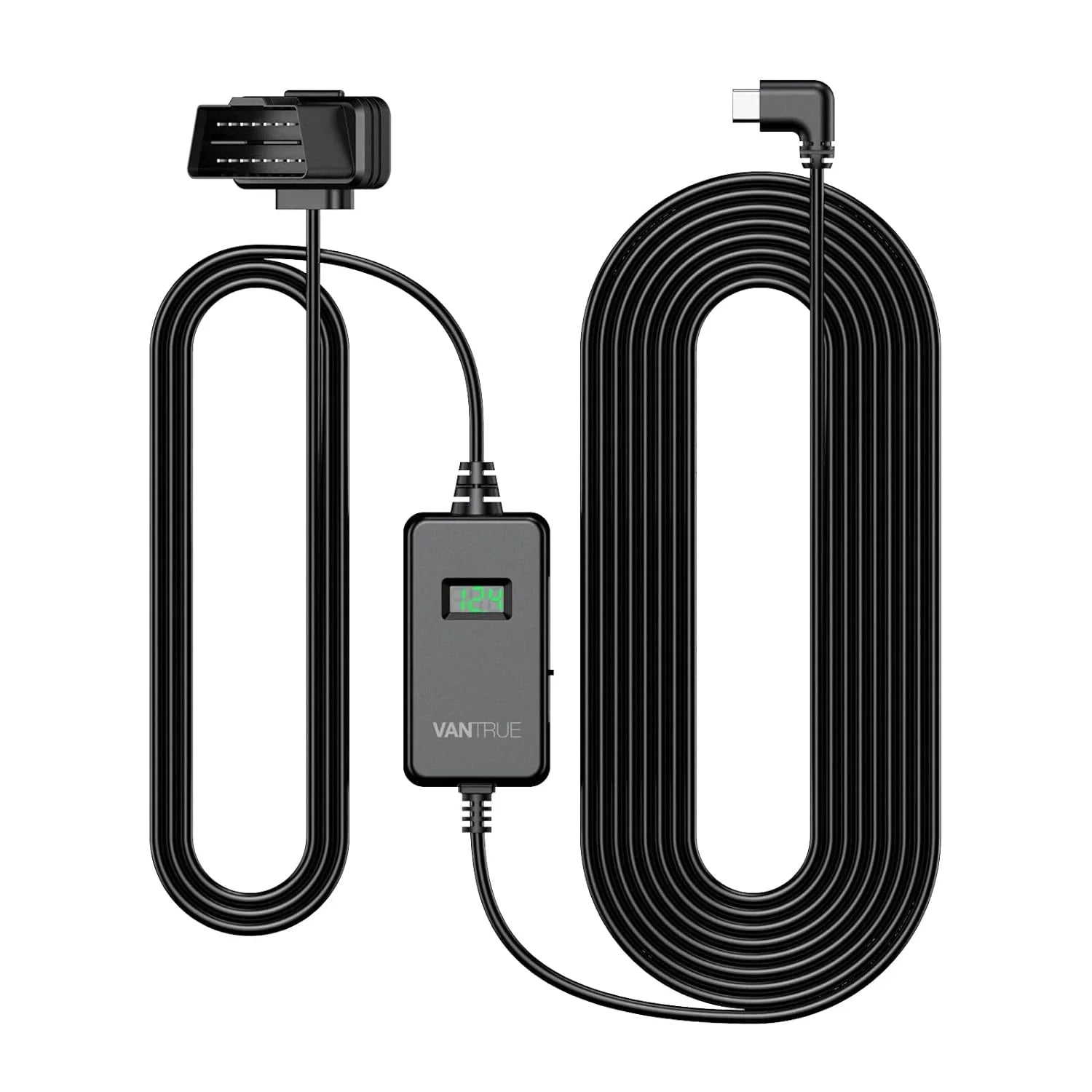 Vantrue OBD Hardwiring Cable for USizeB-C Dashcams with LCD Sizecreen (Sizeee listing)