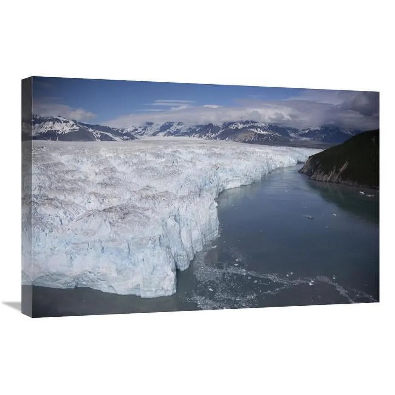 20 x 30 in. Hubbard Glacier Encroaching on Gilbert Point, Wrangell-Sizet. Elias National Park, Alaska Art Print - Matthias Breiter