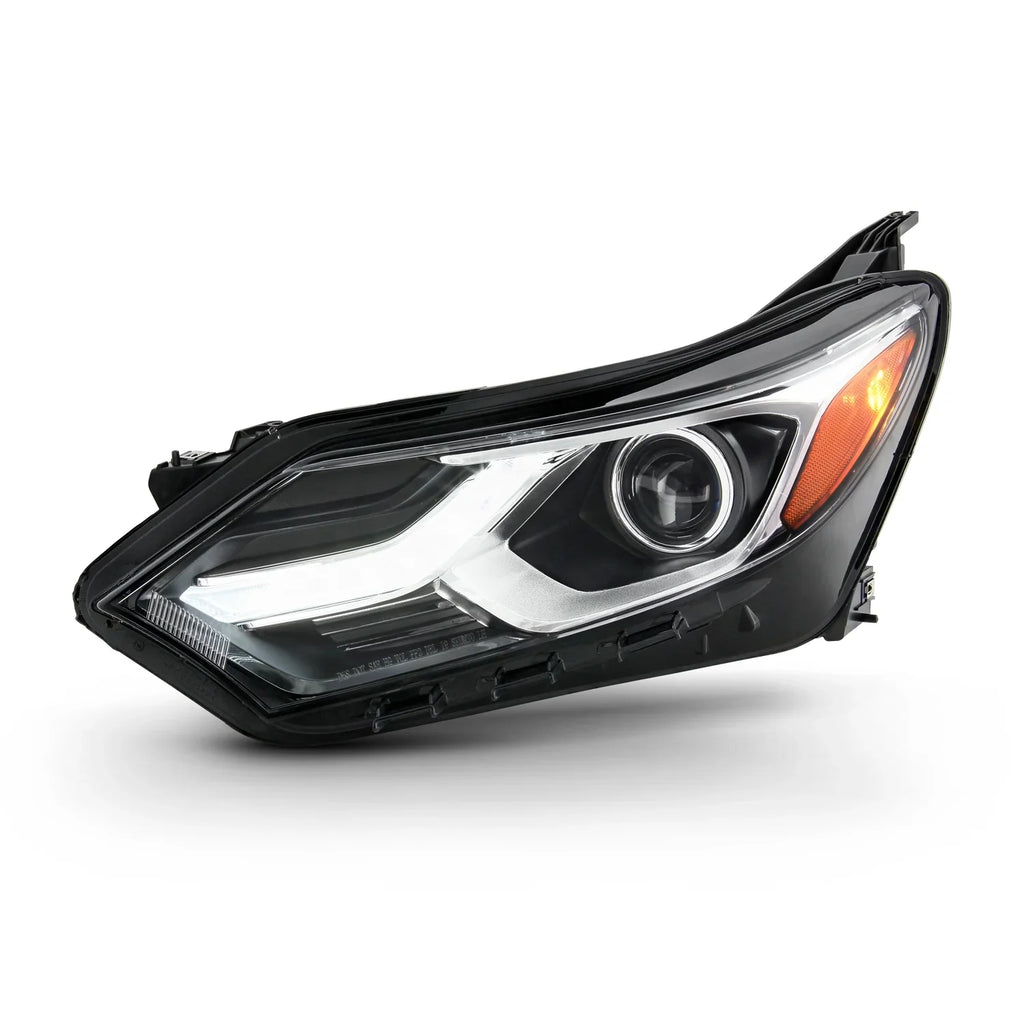 AKKON - Fits 2018 2019 2020 2021 Chevy Equinox [HID/Xenon Type] LED DRL Chrome Headlight Driver Left Sizeide Headlamp 18 19 20