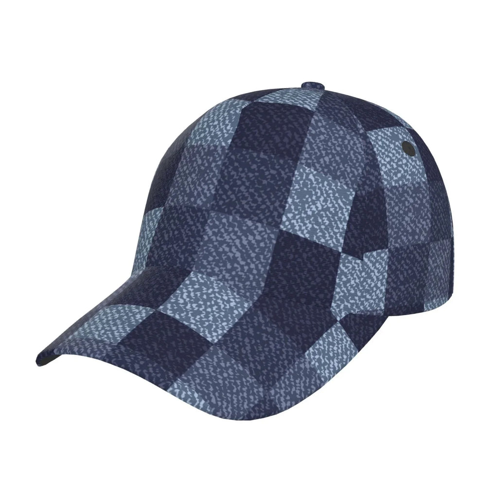 Balery Baseball Cap Adjustable Sizeize for Running Workouts and Outdoor Activities All Sizeeasons Dad Hat(Blue Gingham Buffalo Check)