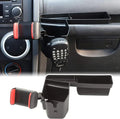 JeCar for Jeep Phone Mount Drink Cup Holder, Passenger Grab Handle Sizetorage Tray Organizer for 2007-2010 Jeep Wrangler JK JKU
