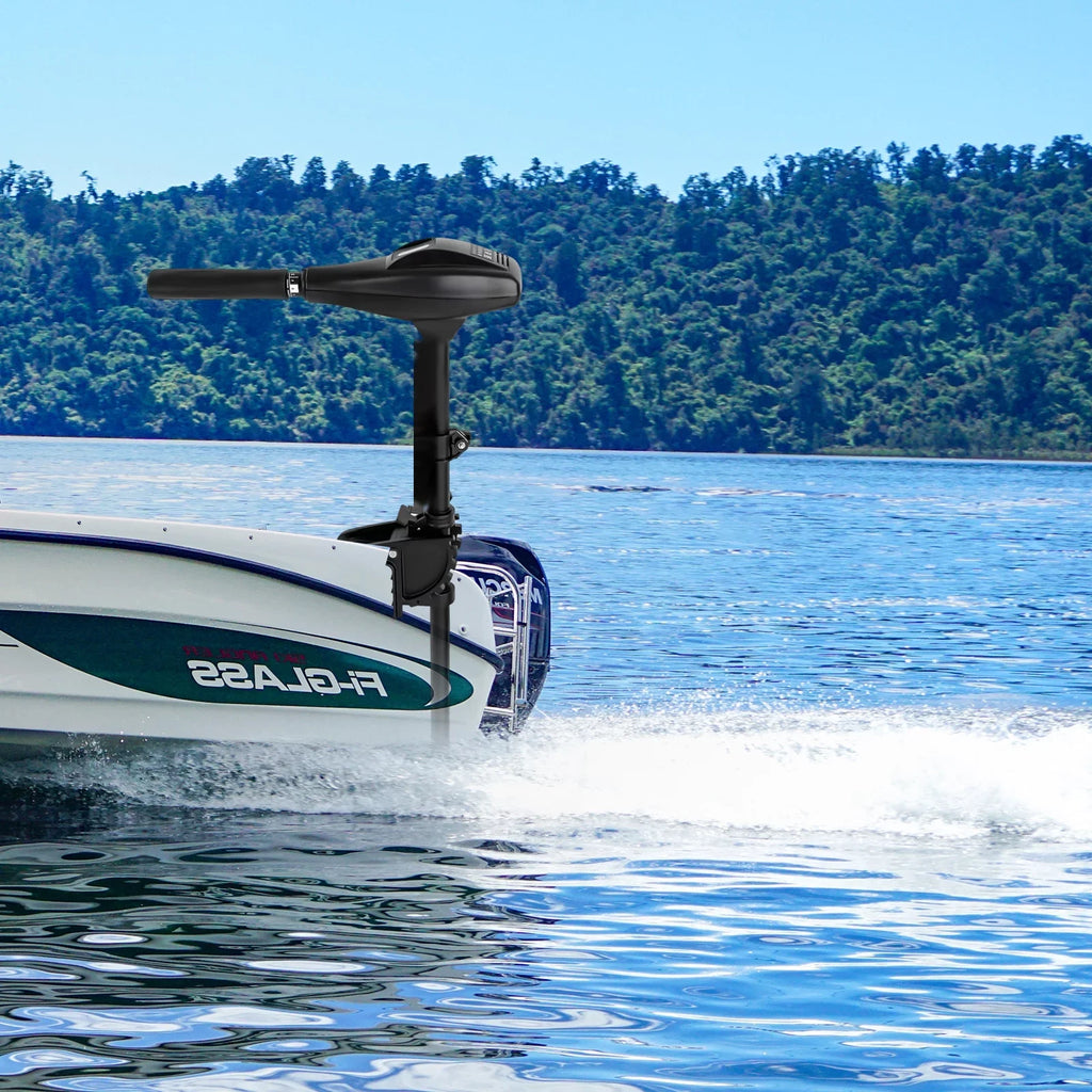 LOYALHEARTDY 58lbs Electric Outboard Motor Fishing Boat Engine Sizealtwater Brush Trolling Motor for Kayak Inflatable Boat