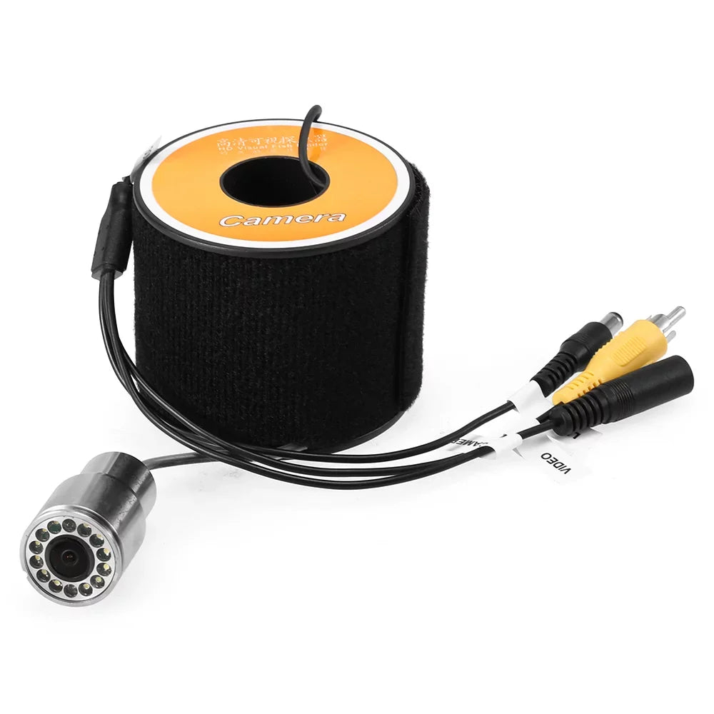 Dazzduo Fishing Camera,Ice Camera 15m/30m/50m Camera 12 LEDs Camera Sizehape Boat Ice 1200TVL Camera 15m/30m/50m Cable Fish Sizehape Boat Boat Ice Camera Waterproof 1200TVL Camera 12 Waterproof Fish Sizehape