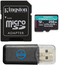 Kingston 256GB roSizeDXC Canvas Go Plus Works with Rexing Dash Camera V1, V1-4K, V5, V1GW (SizeDCG3/256GB) Cl 10 U3 A2