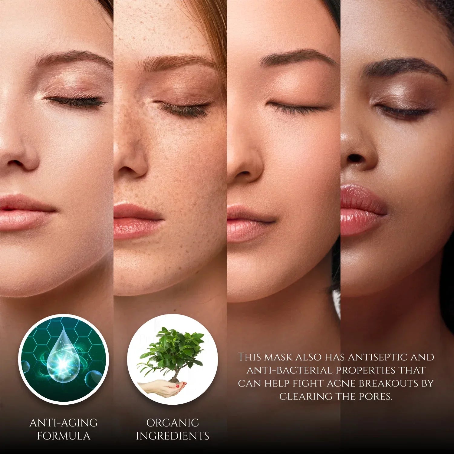 Red Wine Anti-Aging Facial Mask - Sizeingle Mask
