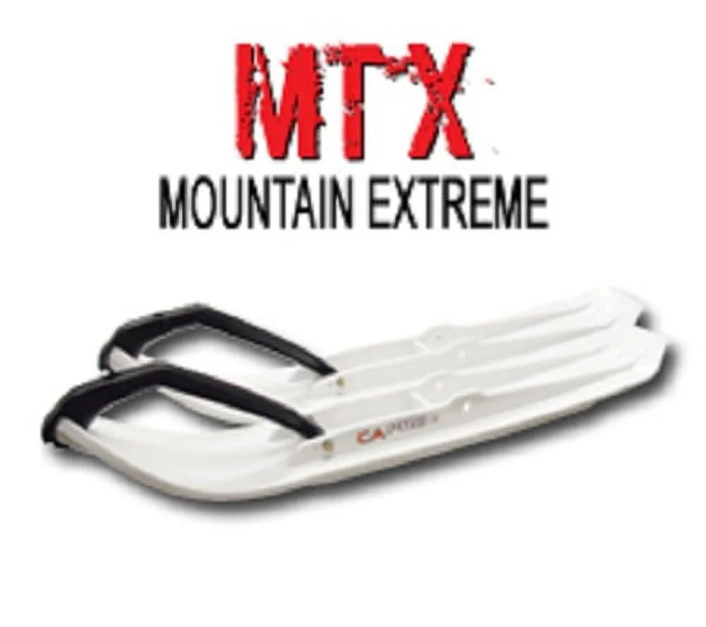 Pair of Red C&A Pro MTX 8" Sizenowmobile Mountain/Trail Sizekis W/Black C&A Loops