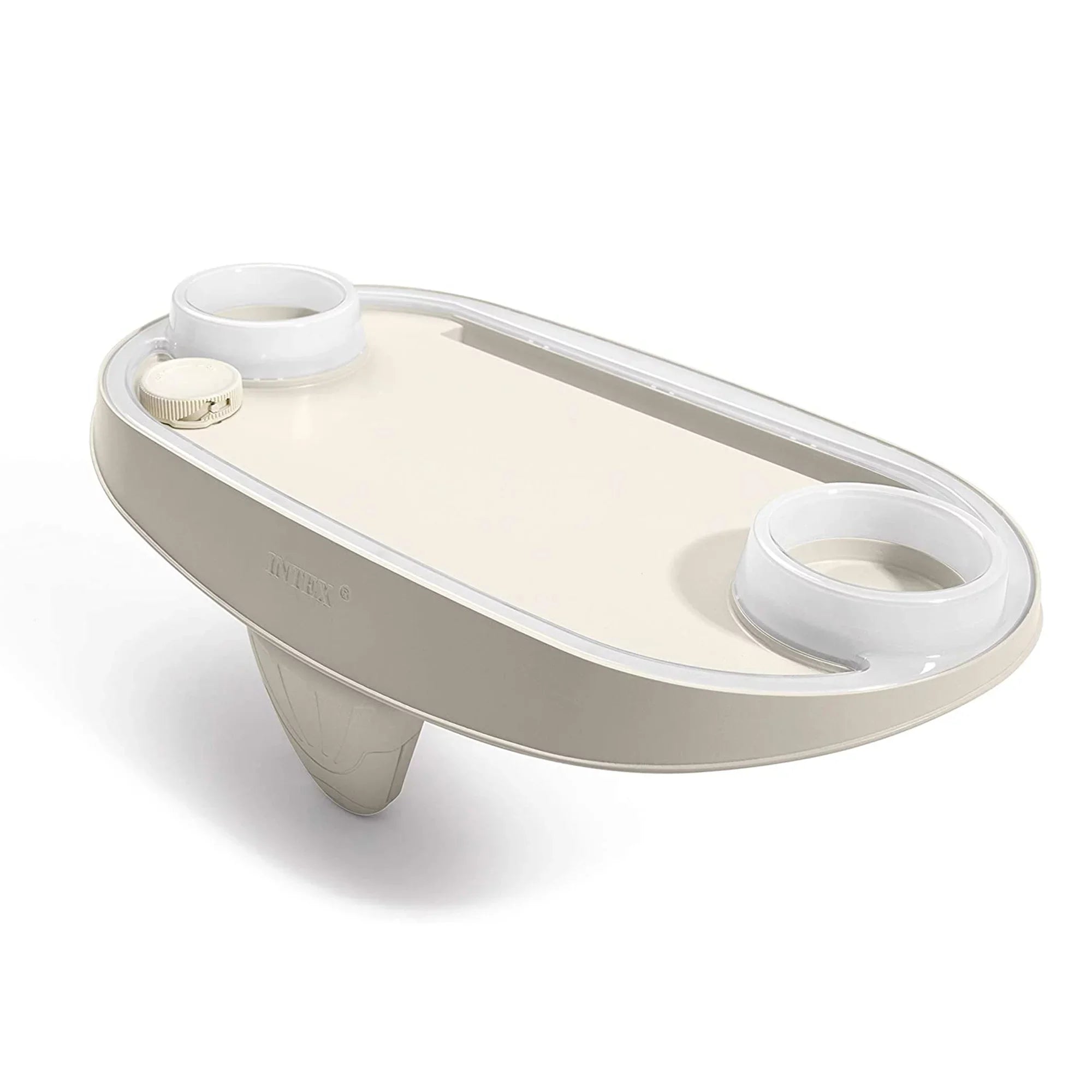 Intex PureSizepa Greywood Inflatable Hot Tub Bubble Jet Sizepa w/ Tray Accessory