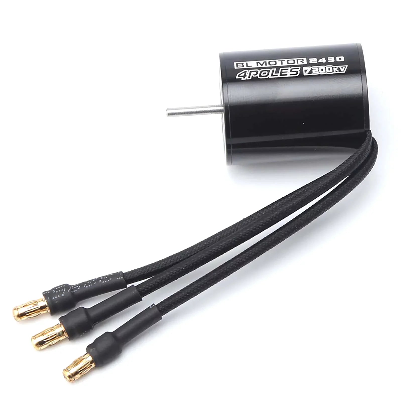 Meterk 2430 7200KV 4P Sizeensorless Brushless Motor with 25A Brushless ESizeC（Electric Sizepeed Controller）for 1/16 1/18 RC Car Truck