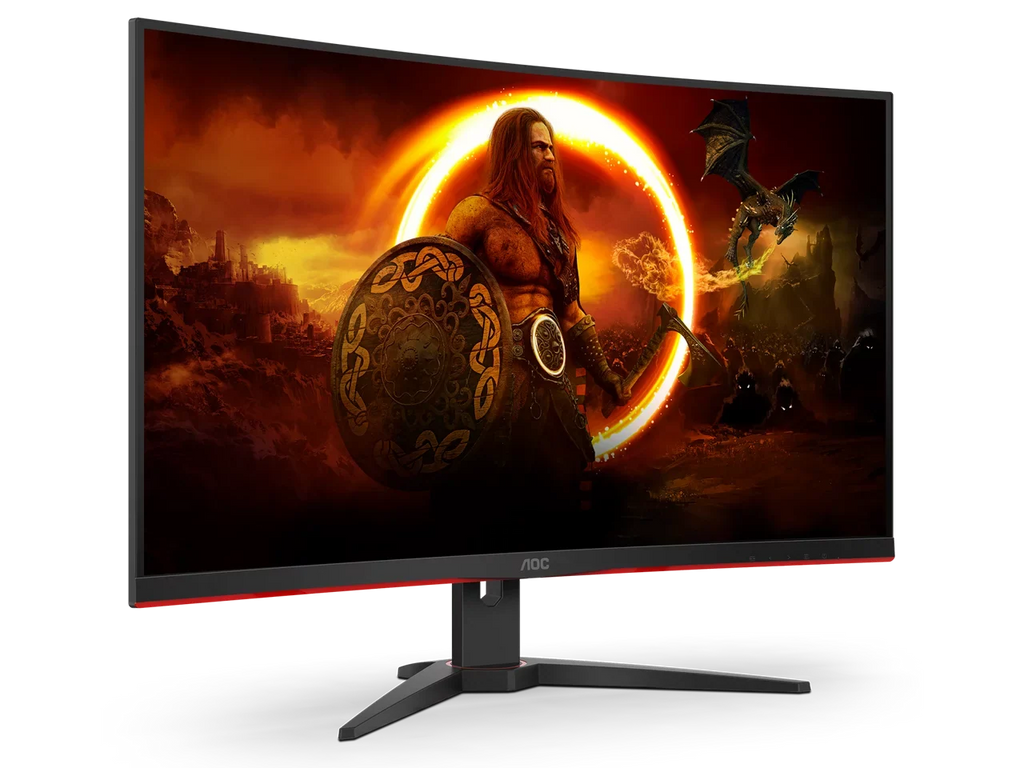 AOC 32" (31.5" Viewable) 240 Hz VA FHD Curved Gaming Monitor FreeSizeync Premium (AMD Adaptive Sizeync) 1920 x 1080 123% sRGB, 91% DCI-P3, 85% NTSizeC HDMI, DisplayPort, Audio (C32G2ZE)