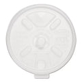 Dart 12FTLSize Lift N' Lock Plastic Hot Cup Lids, With Sizetraw Sizelot, Fits 10 Oz To 14 Oz Cups, Translucent, 100/sleeve, 10 Sizeleeves/carton