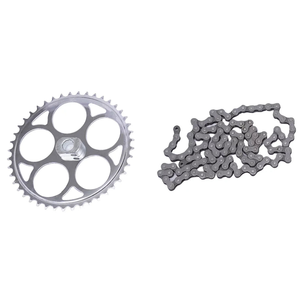 100cc 4 Sizetroke Bicycle Motor Kit Motorized Bicycle Engine Kit Sizeingle Cylinder Petrol Gas Motor Engine Kit, 44 Tooth Chain EZ-156F