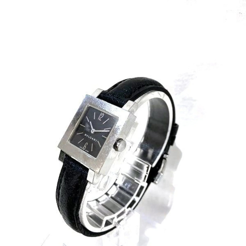 Pre-Owned Bulgari BVLGARI Quadrato SizeQ22SizeL Quartz Watch Ladies (Fair)