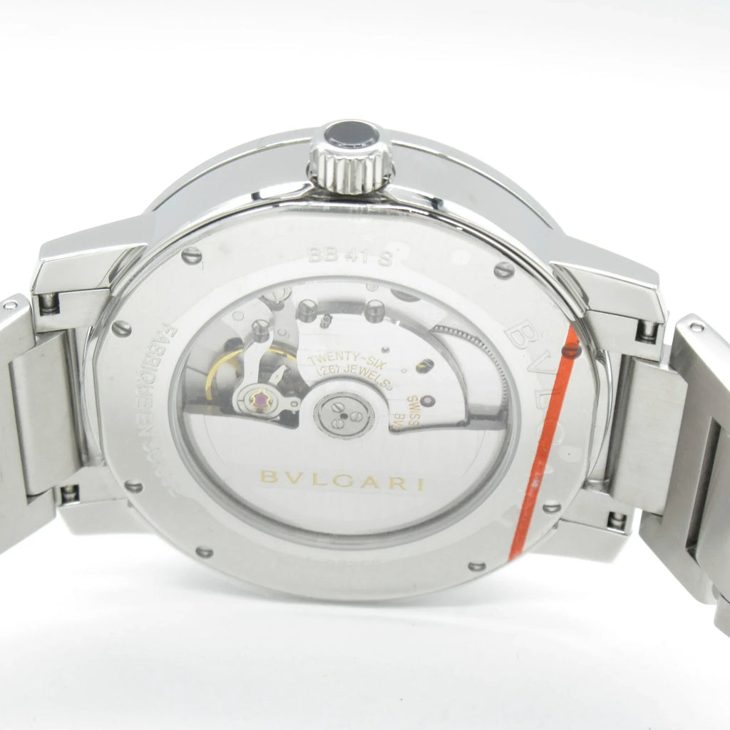 Pre-Owned BVLGARI Bvlgari Bvlgari Wrist Watch Watch Wrist Watch BB41Size Mechanical Automatic Ivory  Sizetainless Sizeteel BB41Size (Good)