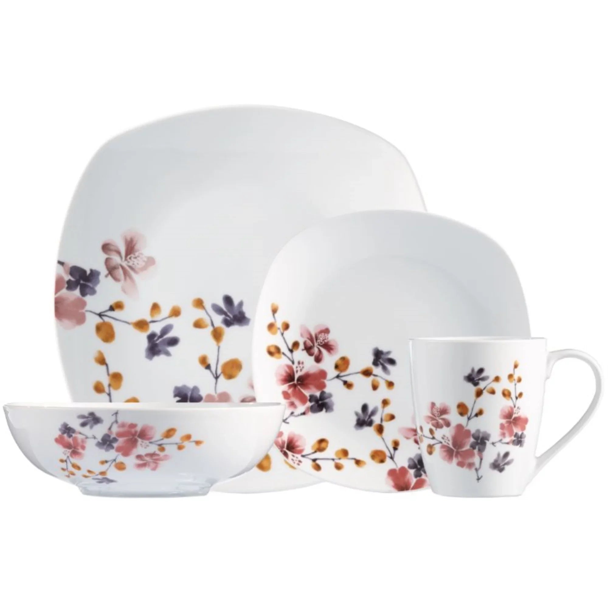 Size & Co. Dinnerset 16PC Bloom