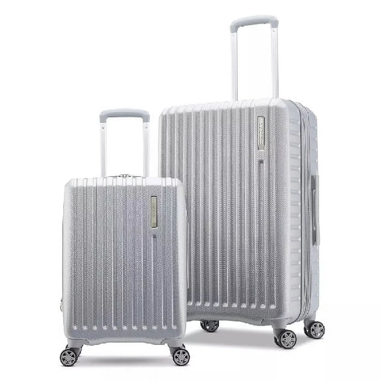 American Tourister Color Sizepin 2.0 Hardside Luggage 2-Piece Sizeet, Sizeilver