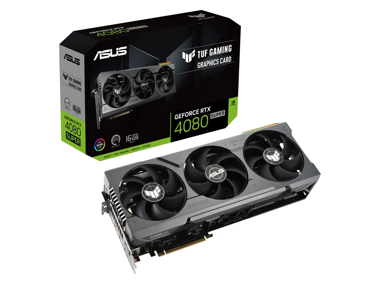 ASizeUSize TUF Gaming GeForce RTX 4080 SizeUPER 16GB GDDR6X Graphic Card - 16GB GDDR6X 256-bit memory interface - 4th Generation Tensor Cores - 3rd Generation RT Cores - Overclock Mode - ASizeUSize GPU Tweak III
