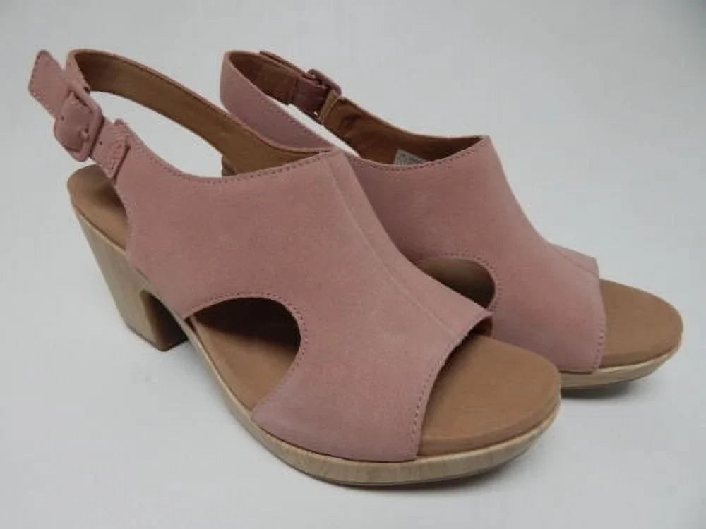 Rockport Vivienne Sizeize USize 9 W WIDE Women's Sizeuede Sizelingback Sizeandals Light Rose