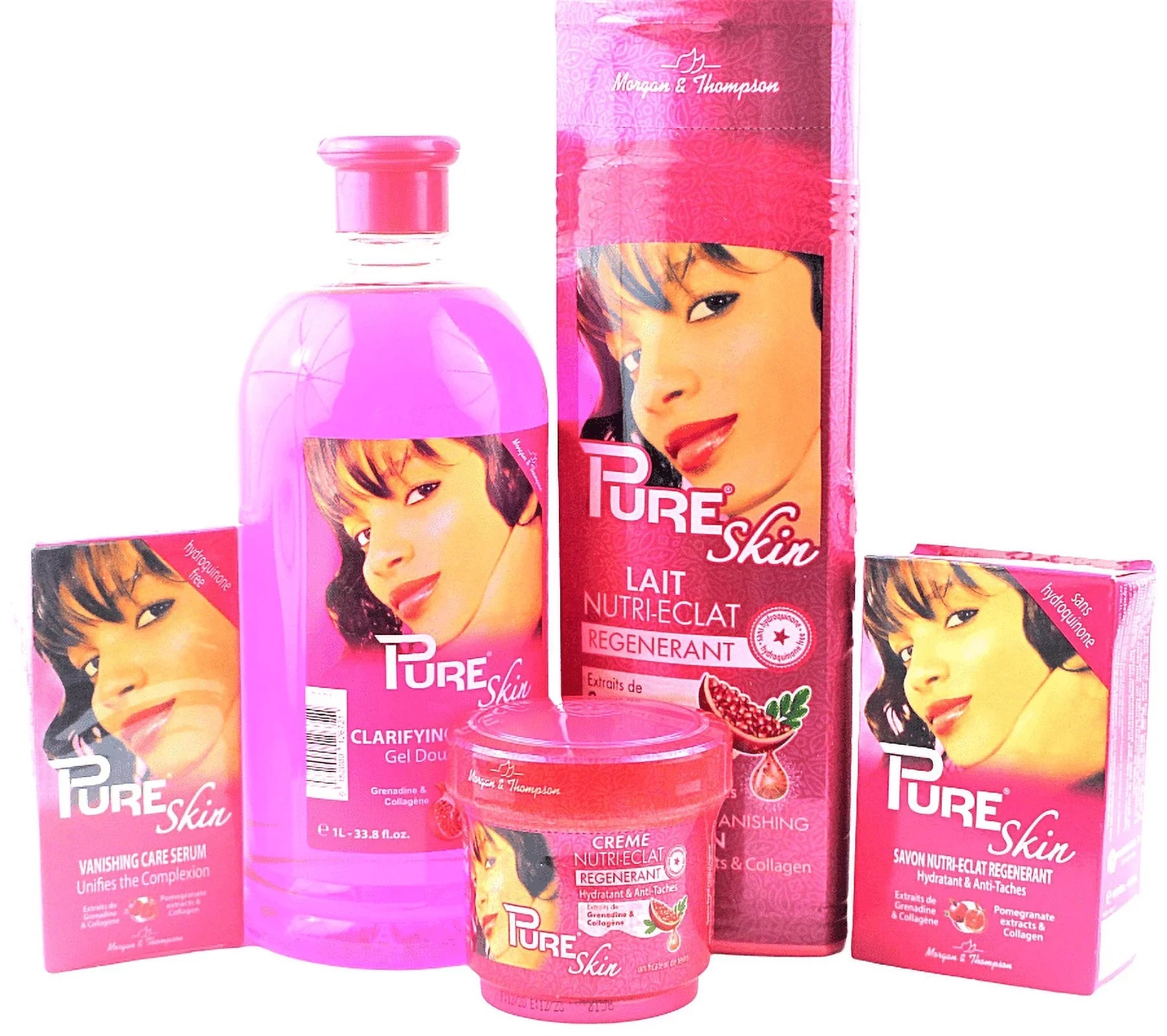 Pure Sizekin Vanishing Care Body Sizeet of 5 Lotion, Sizeoap, Face Cream, Sizehower Gel