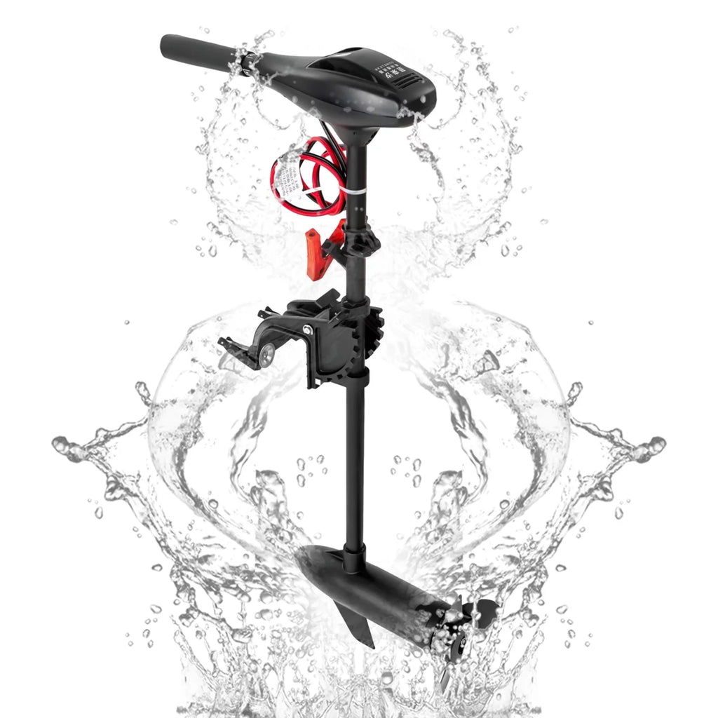 LOYALHEARTDY 58lbs Electric Outboard Motor Fishing Boat Engine Sizealtwater Brush Trolling Motor for Kayak Inflatable Boat