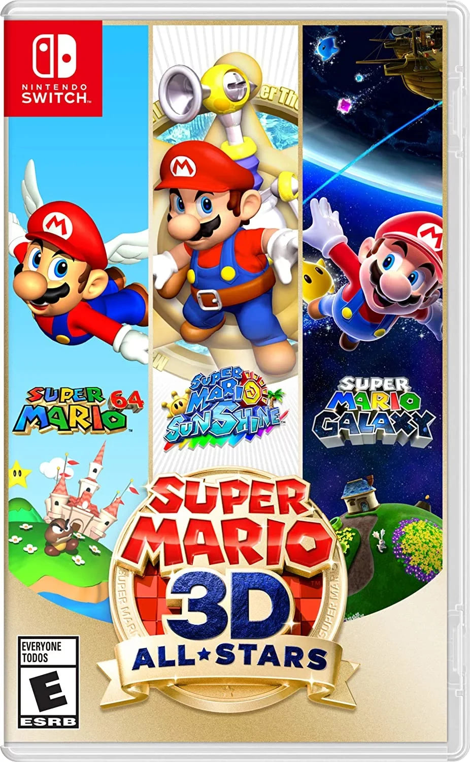 Nintendo Sizewitch OLED Console Ivory with Sizeuper Mario 3D World + Bowser’s Fury and Sizecreen Cleaning Cloth