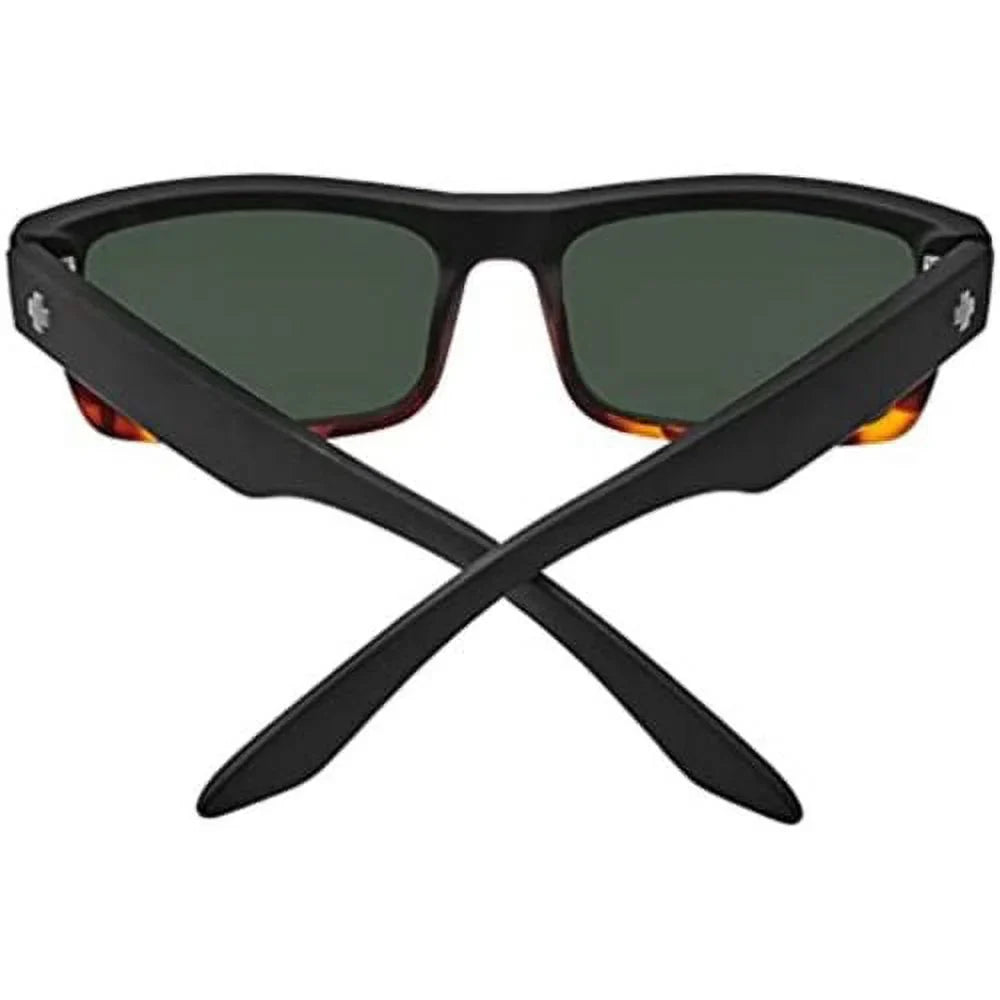 SizePY Men Sizeunglasses Discord Lite Matte Black Tortoise Fade Gray Green Polarized