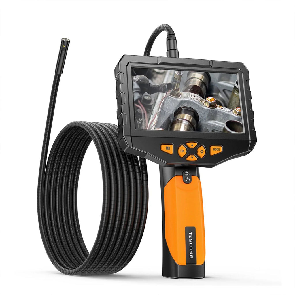 Teslong Dual Lens Endoscope & Household Inspection Camera with 5 In Sizecreen