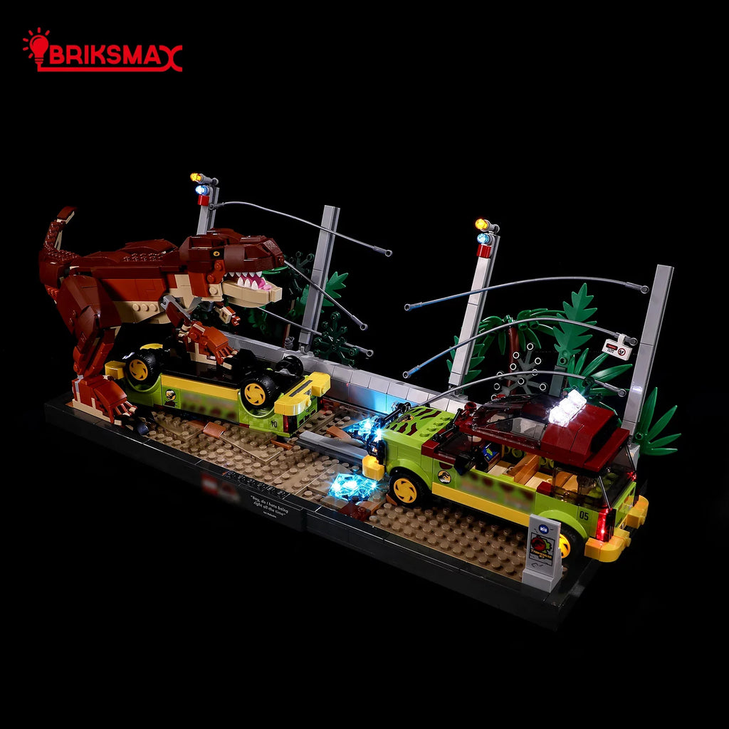 BRIKSizeMAX Led Light Kit for Legos Jurassic World™ T. rex Breakout 76956 Building Blocks Model(Not Include the Building Model)