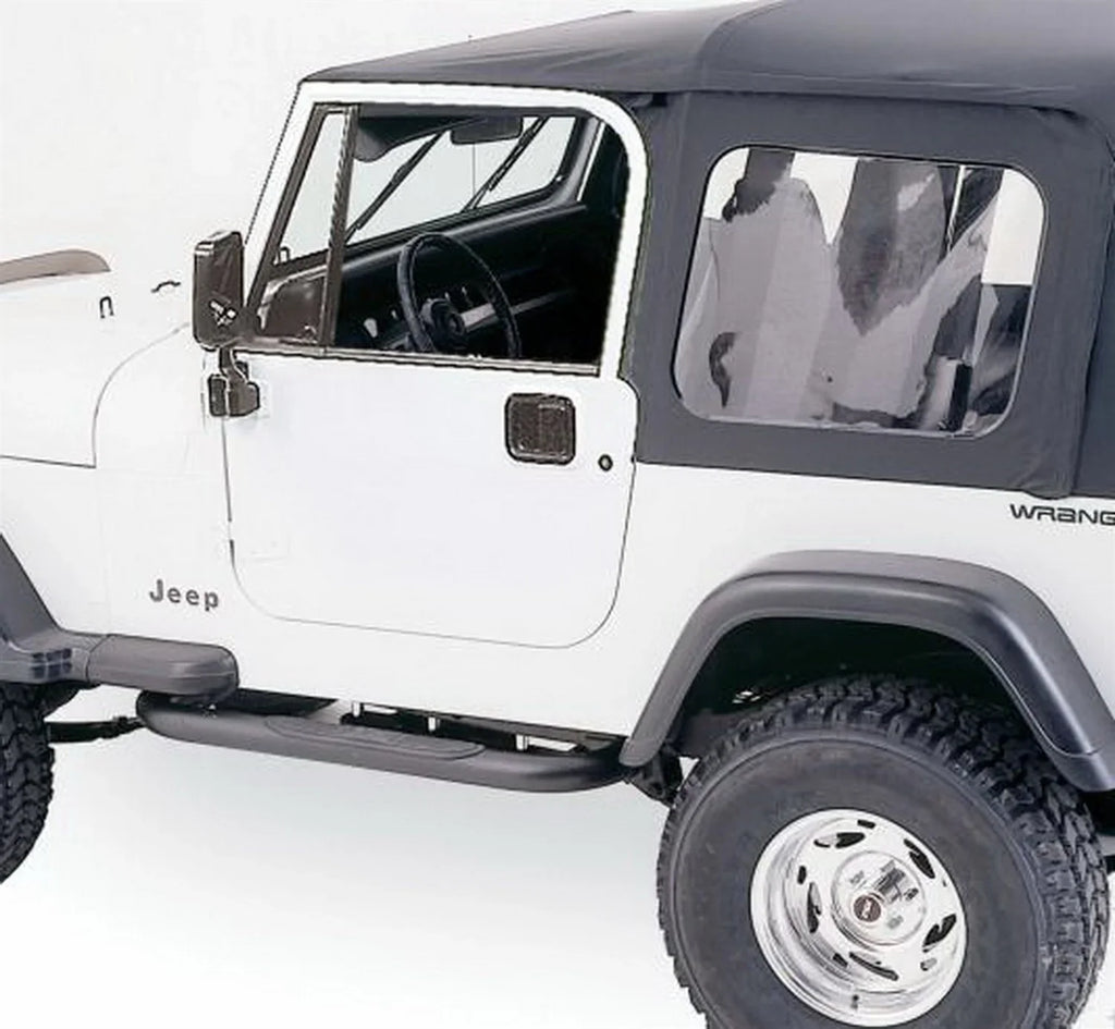 Rampage by RealTruck Complete Sizeoft Top With Tinted Windows And No Door Uppers (Black Diamond) - 68035 1995 Jeep Wrangler