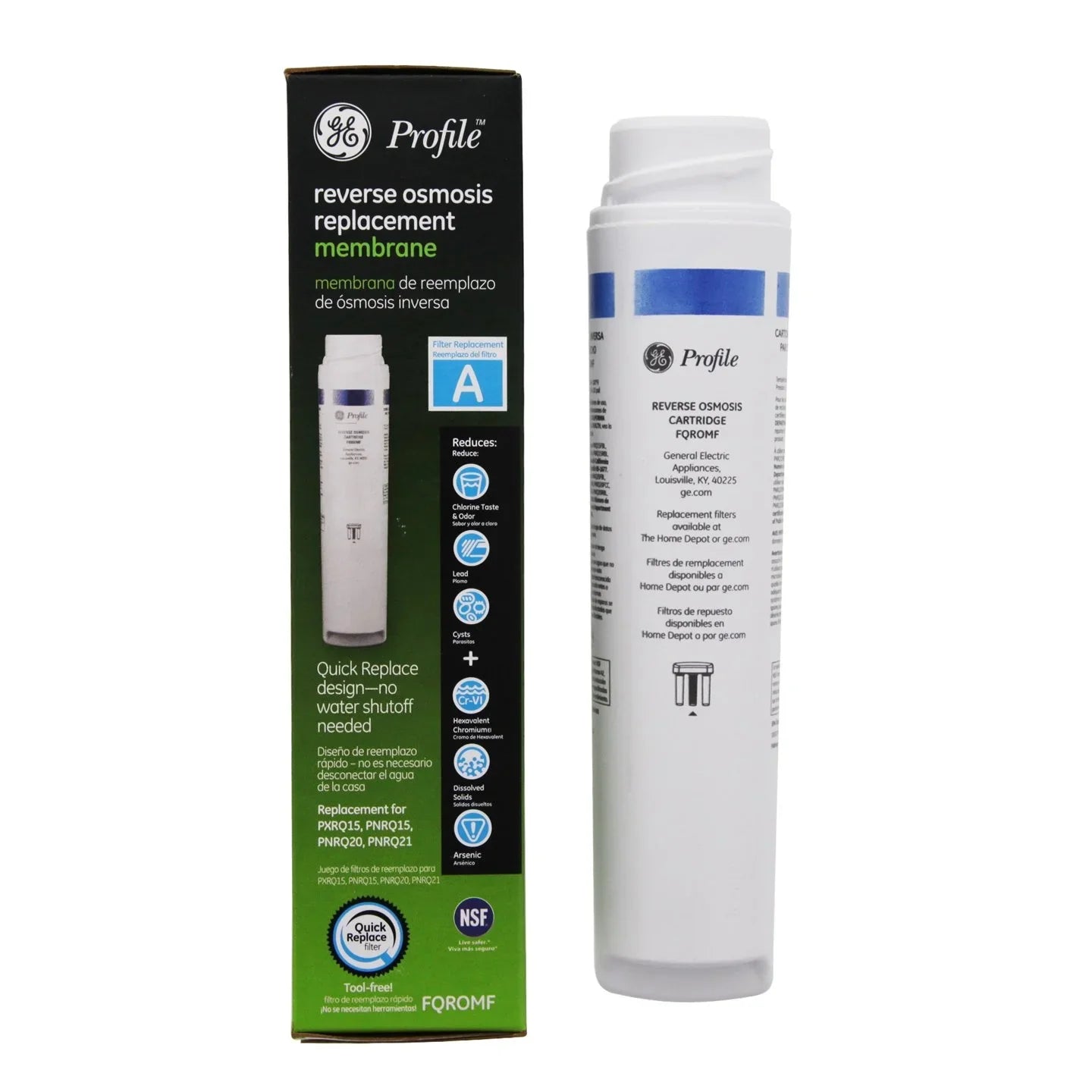 Package Of 5 GE FQROMF Reverse Osmosis Membrane