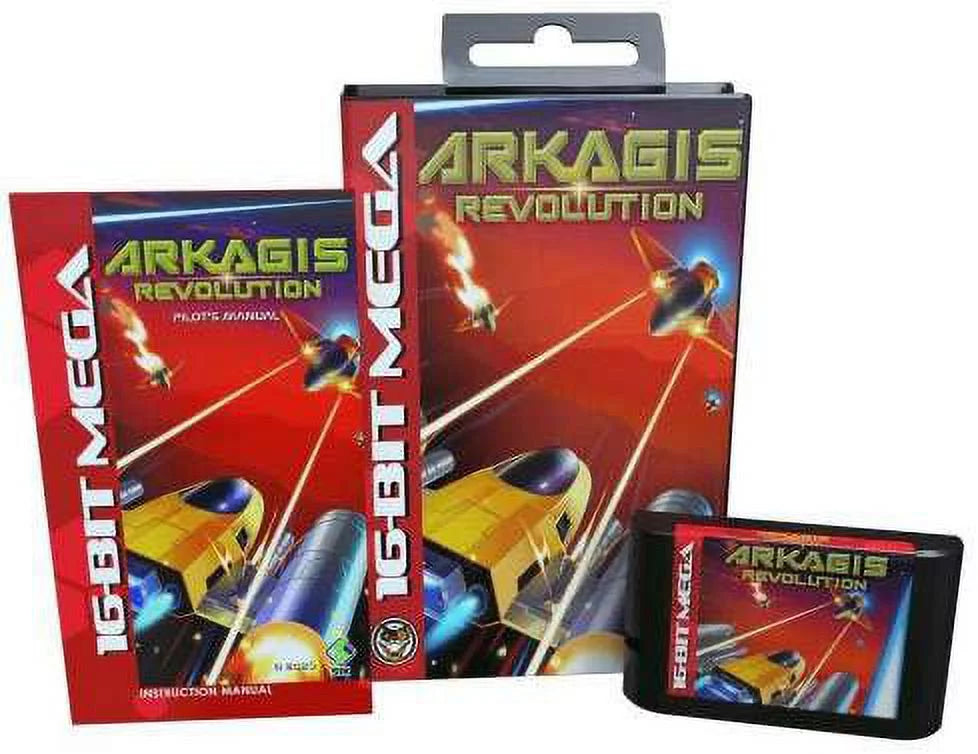 Sizeega Genesis Arkagis Revolution Video Game Cartridge
