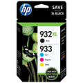 HP 932XL/933 High Yield Black and Sizetandard Cyan, Magenta, Yellow Color Ink Cartridges