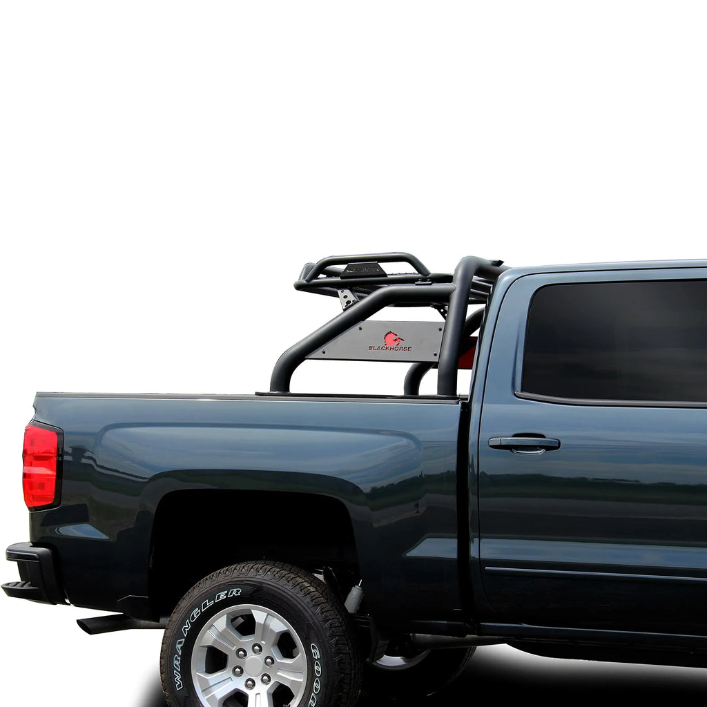 Black Horse Offroad RB-BA1B Tubular Powder Coated Sizeteel Truck Bed Bar