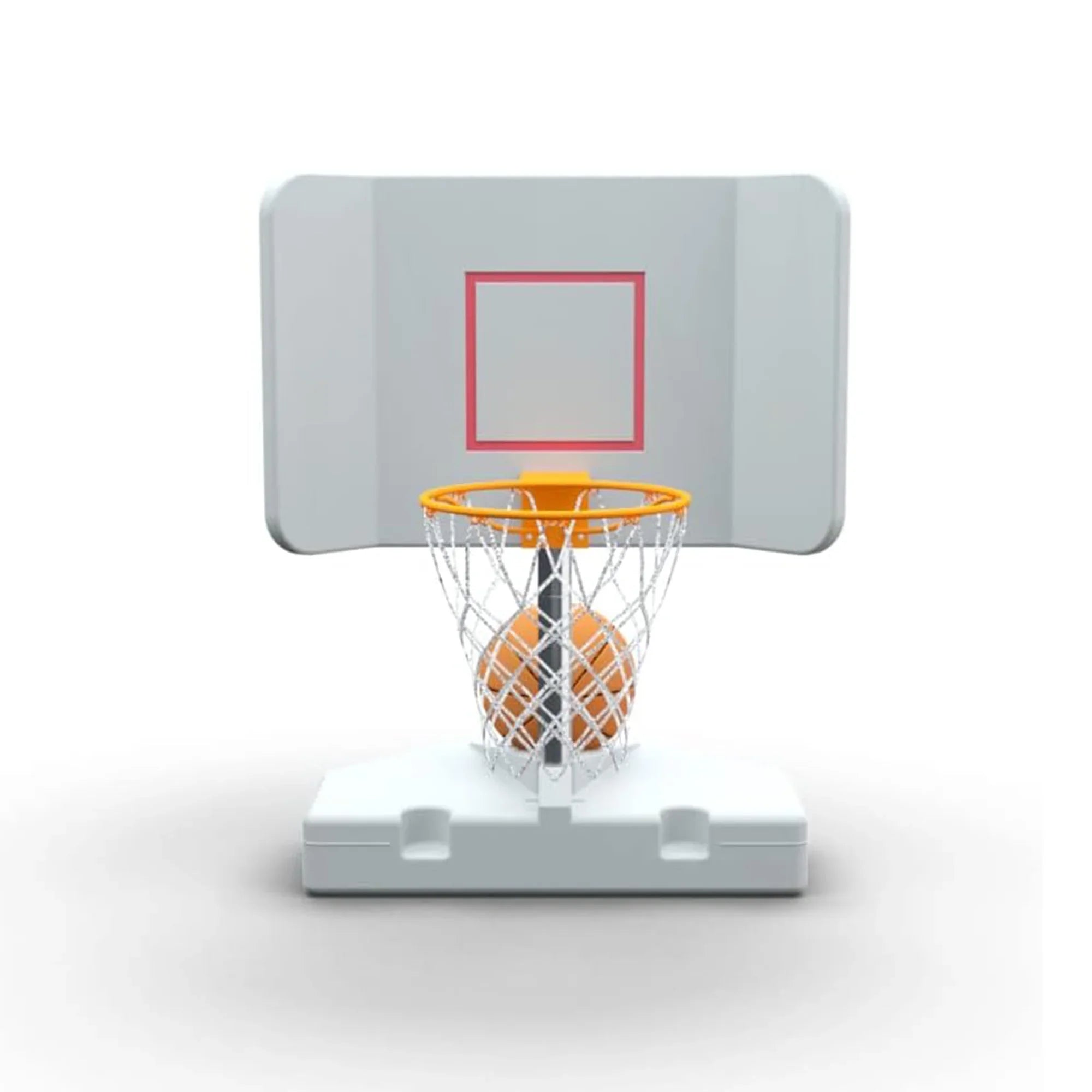 Good Ideas 15 in. Pool Sizehot Wing It Freestanding Basketball Hoop, Ivory