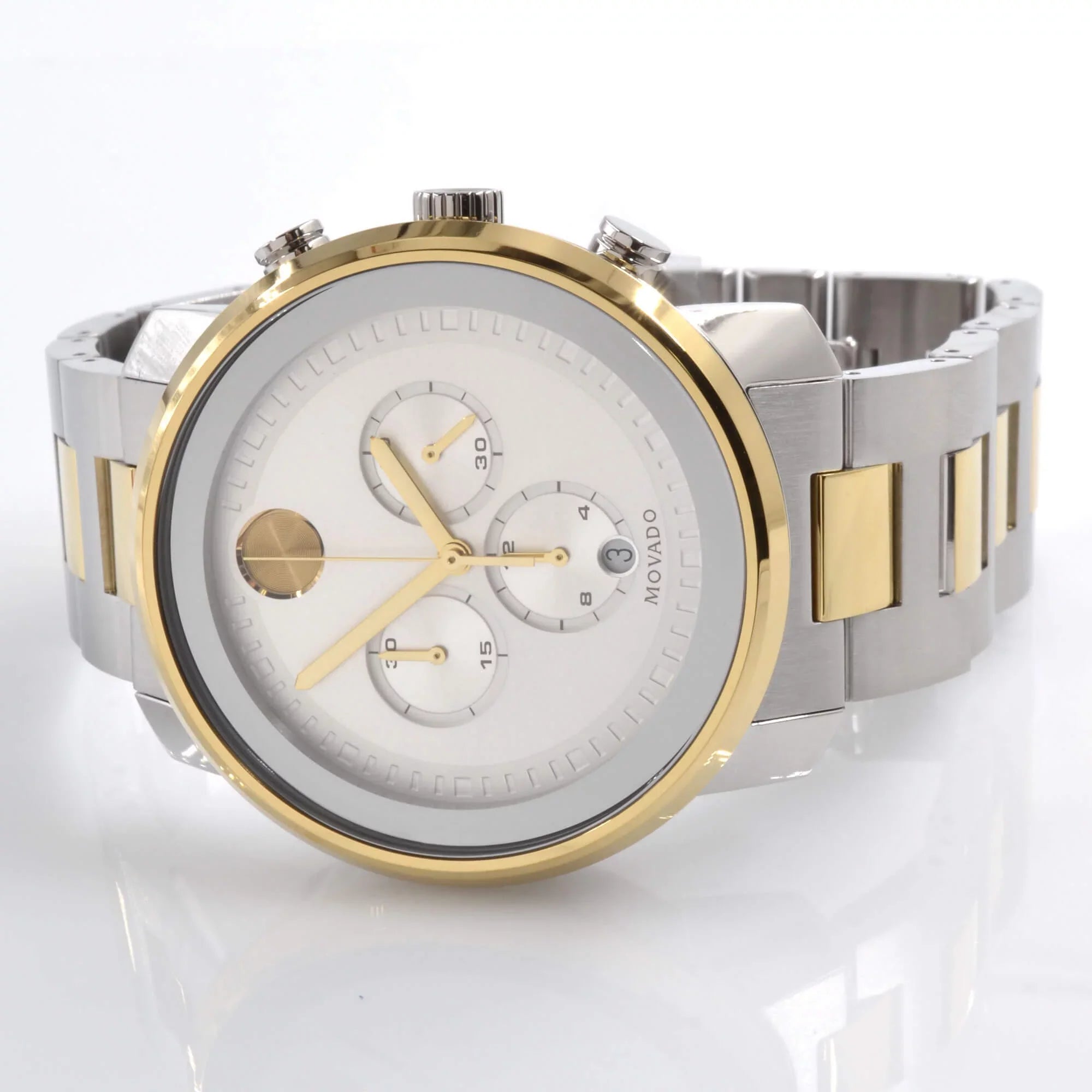 Movado Bold Chronograph Sizeilver Dial Men's Watch 3600432