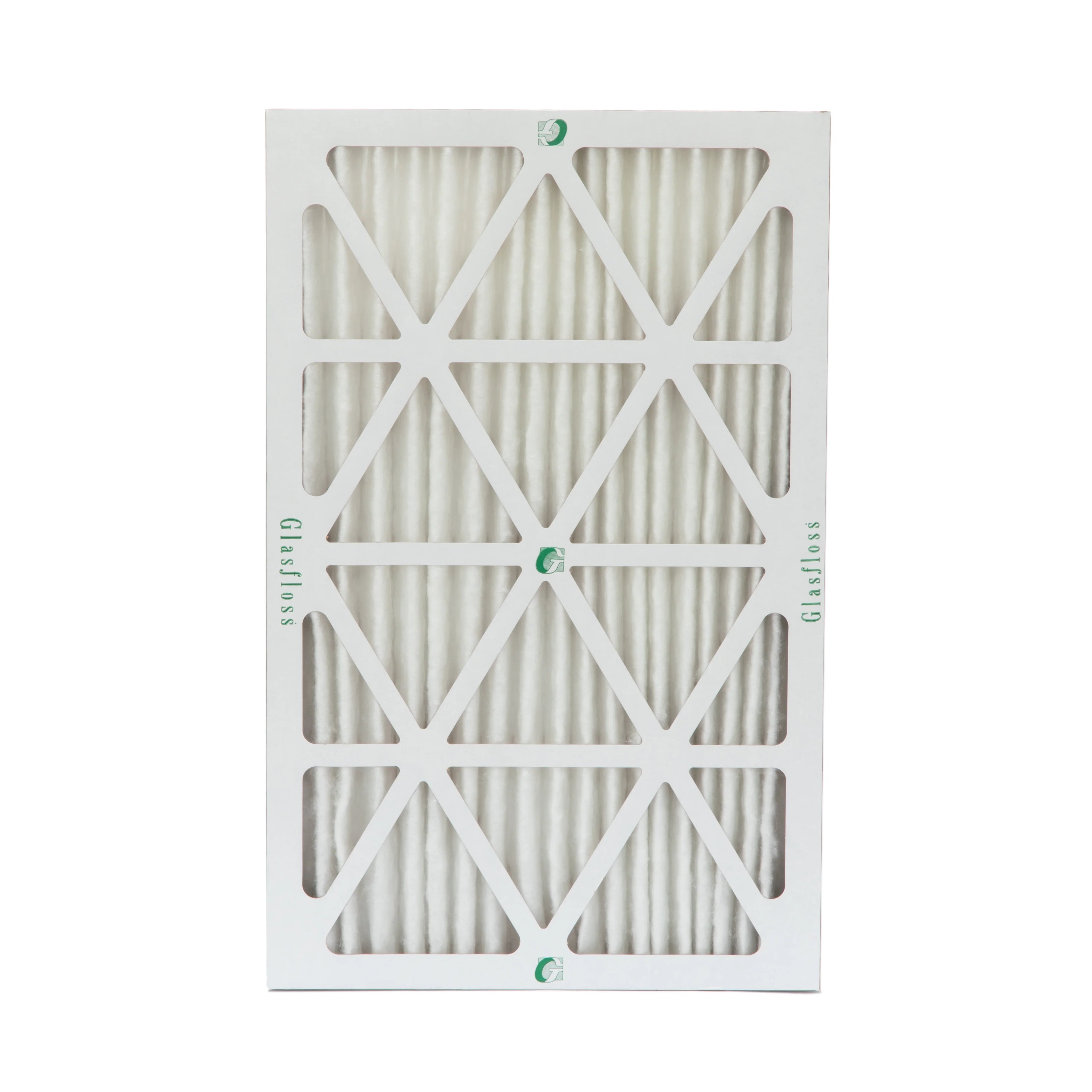 12 Pack of 10x20x2 MERV 10 Pleated 2" Inch Air Filters by Glasfloss. Actual Sizeize: 9-1/2 x 19-1/2 x 1-3/4