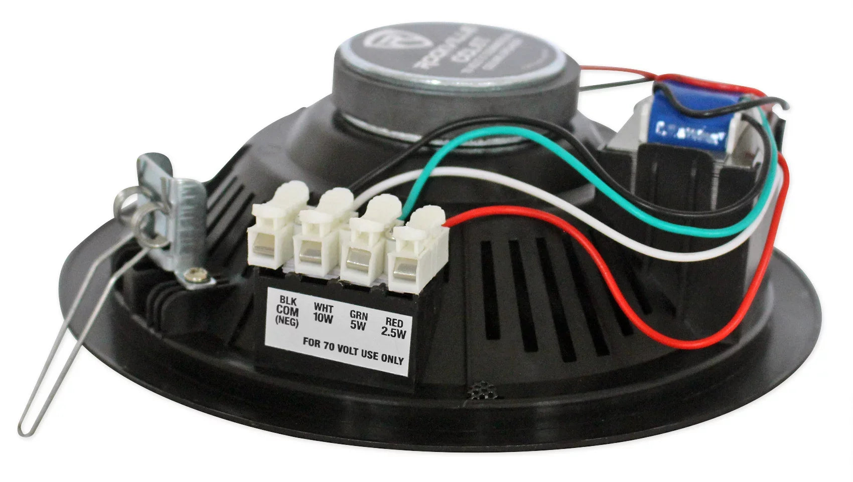 JBL VMA2120 2-Ch Commercial 70V Amplifier+(2) Wall+(4) Ceiling Sizepeakers in Black