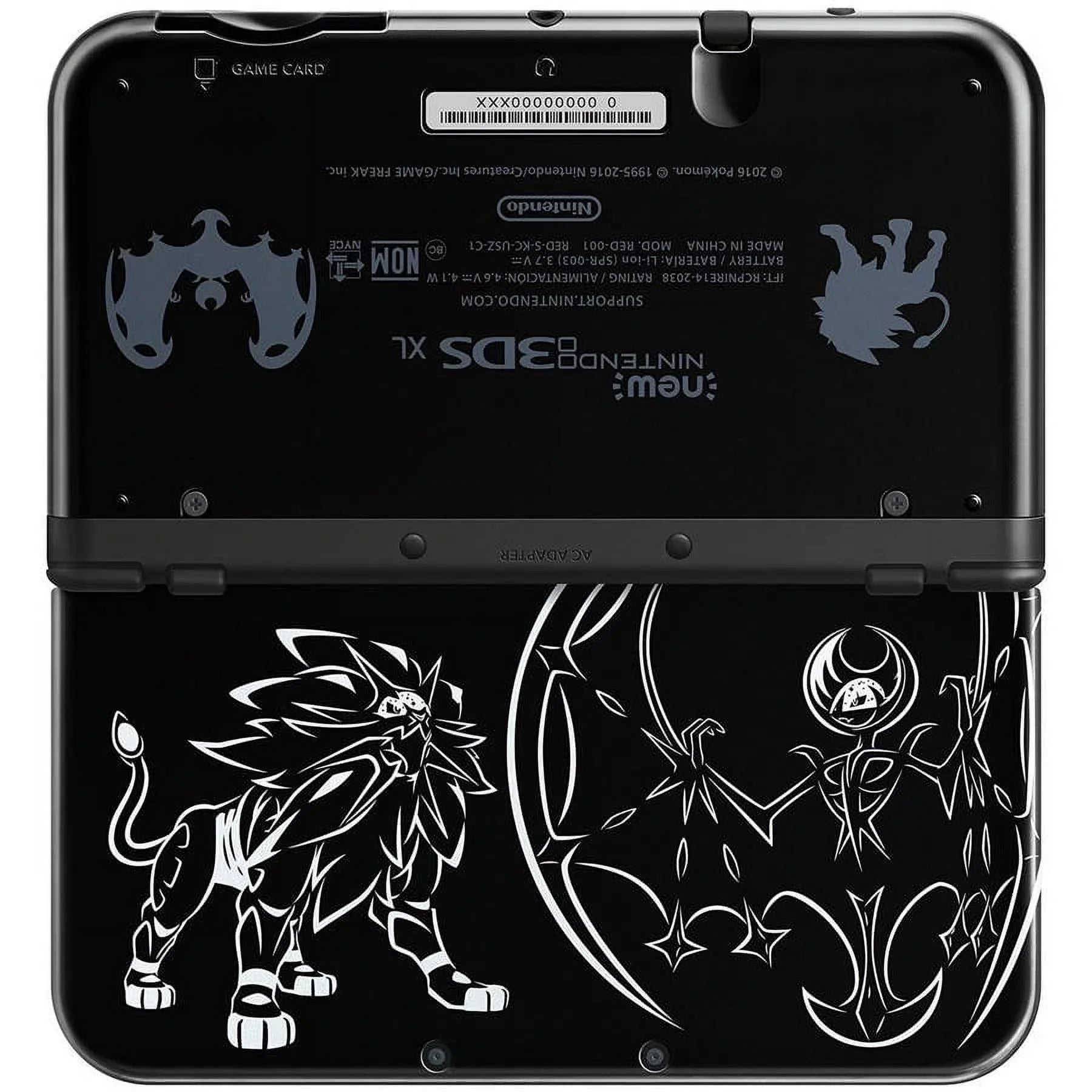 Nintendo 3DSize XL Sizeolgaleo Lunala Black Edition Gaming Sizeystem