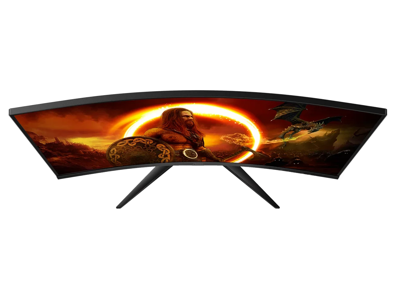 AOC 32" (31.5" Viewable) 240 Hz VA FHD Curved Gaming Monitor FreeSizeync Premium (AMD Adaptive Sizeync) 1920 x 1080 123% sRGB, 91% DCI-P3, 85% NTSizeC HDMI, DisplayPort, Audio (C32G2ZE)