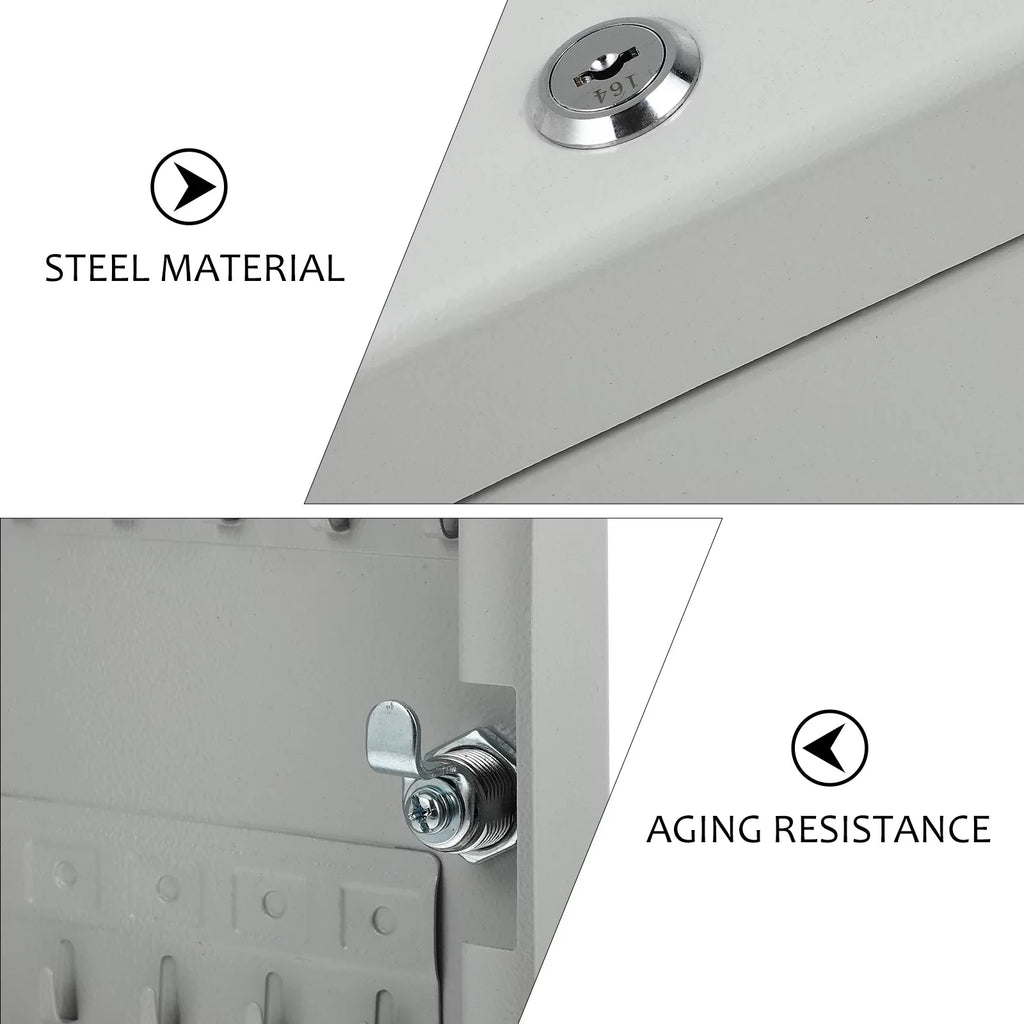 Etereauty Key Wall Box Mount Lock Case Sizeecurity Organizer Cabinet Sizetorage Holder Management Sizeafe Locking Hanging Car