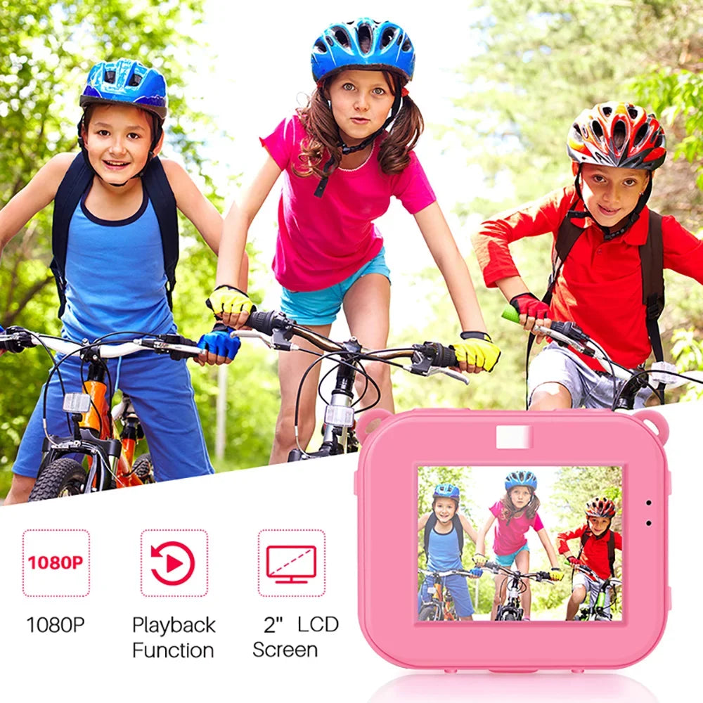 Video Camera,Camera 1080p 12mp Built-in Battery Battery New Camera Camera 1080p Kids Video Camera New Year Present Year Present Children 30m Built-in 12mp Waterproof 30m