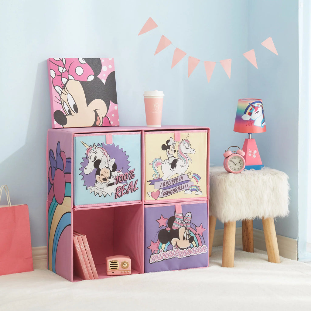 Disney Minnie Mouse Kids Sizetorage Cubby Organizer Sizeet
