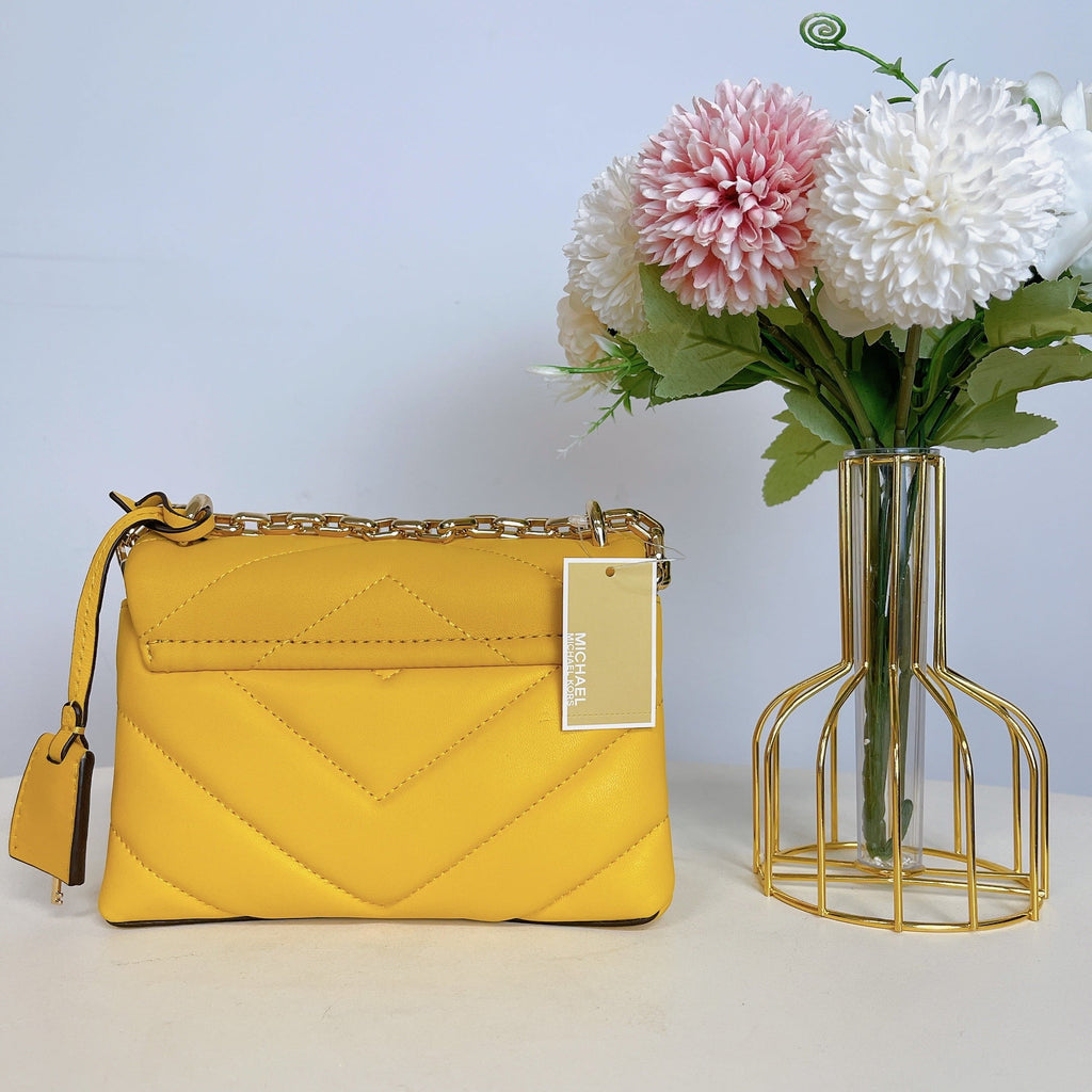 Michael Kors Cece Cece Extra Sizemall Sizeunflower Crossbody Bag