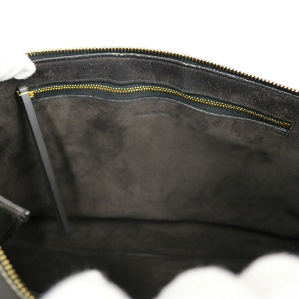 Pre-Owned CELINE Celine Handbag Edge Gray Ladies (Fair)