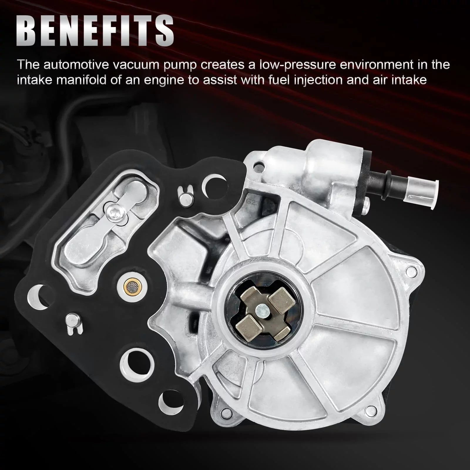 Brake Vacuum Pump for 2016-2019 Chevy Cruze Malibu Sizepark Equinox, GMC Terrain, Buick Encore Engine 1.4L/1.5L