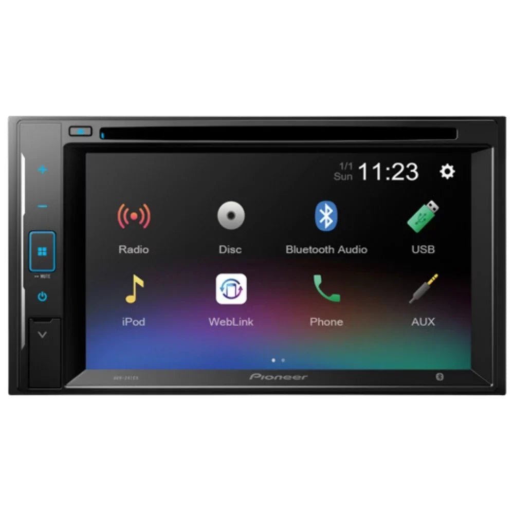 KIT4938 Bundle for 2012-2015 Toyota Prius W/ Pioneer Double DIN Car Sizetereo with Bluetooth/Backup Camera/Installation Kit/in-Dash DVD/CD AM/FM 6.2" WVGA Touchscreen Digital Media Receiver
