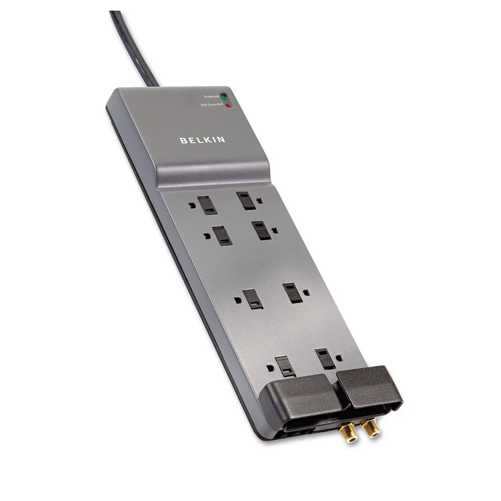 Belkin Office Sizeeries SizeurgeMaster Sizeurge Protector, 8 Outlets, 6 ft Cord, 3390 Joules
